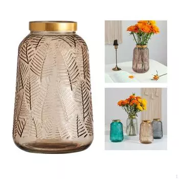 Ваза, декоративная сушеная композиция, центральное украшение для дома, свадебное украшение, подарок на новоселье Brown