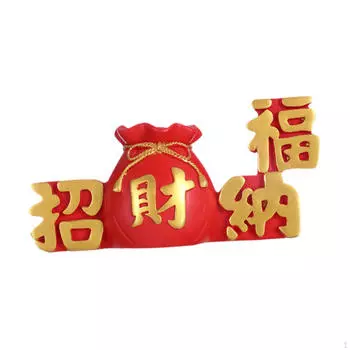 Ваза для благословенных цветов Lucky Art Craft, креативная, центральная часть, настольный горшок для цветов из смолы Style A