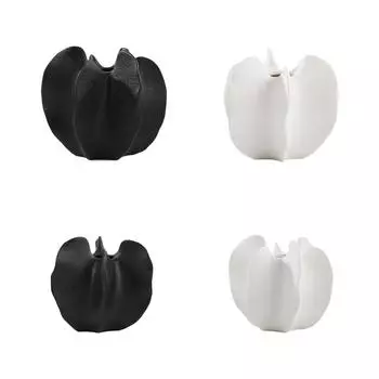 Ваза для цветов карамбола, центральный элемент стола, украшение для рабочего стола, современная ваза для спальни, обеденного стола, гостиной, подарок на новоселье