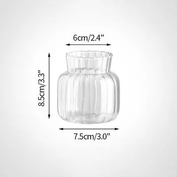 Ваза для цветов, очки для растений, скандинавское стекло, ваза для цветов, прозрачная гидропоника, стеклянный цветочный горшок, украшение для дома, настольные украшения
