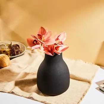 Ваза для цветов с покрытием, устойчивым к ржавчине | Стильная и легко моющаяся отделка | Компактный дизайн для современного декора | Ваза для букетов (Маленький)