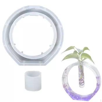 Ваза для цветов, силиконовая модель, бетонная гидропоника, ручная работа, литье из эпоксидной смолы, изготовление поделок для