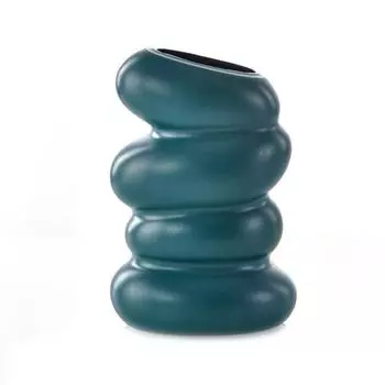 Ваза для цветов, высокая прочность, гладкие края, небьющиеся, современный стол, спиральная ваза для цветов, центральные украшения белый