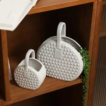 Ваза для композиции из сухих цветов в гостиной, современный стиль Instagram, портативная керамическая ваза, настольный телевизор, тумба, мягкий декоративный горшок