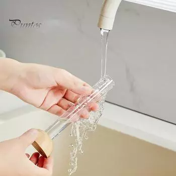 Ваза для пробирок с гидропонными растениями, прозрачная ваза для цветов с деревянной подставкой, центральный элемент стола, ваза для размножения растений, украшение для домашнего офиса, рабочего стола прозрачный