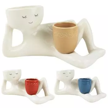 Ваза для тела пениса, декор из смолы, настольный цветочный горшок для тела, милый для суккулентов, кактусов жёлтый