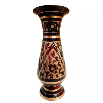 Ваза из латуни ручной работы, небьющийся цветочный горшок для декора дома и офиса| Прочный памятный подарок