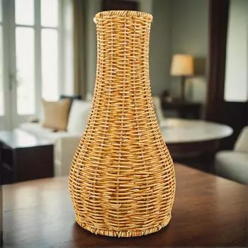 Ваза ручной работы, настольные украшения своими руками, имитация лозы, цветочная композиция, домашнее искусство, украшения S