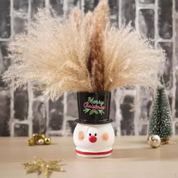 Ваза «Снеговик» из фарфора для спальни, многоцелевой контейнер для цветочной композиции, украшение для дома