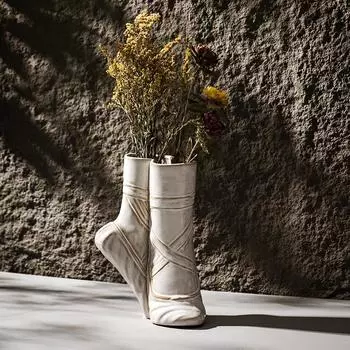 Ваза в форме балета, керамическая гидропонная ваза, украшение для дома, художественные украшения, флакон для ароматерапии 1 Piece