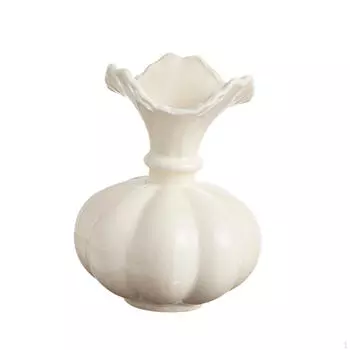 Ваза в виде тыквы, керамическая, современная ваза, небольшой цветок, цветочный горшок для каминной полки, свадебного стола Style D