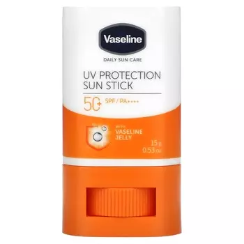 Вазелин, ежедневный солнцезащитный крем, солнцезащитный крем с защитой от УФ-излучения, SPF 50+ PA++++, 15 г (0,53 унции)