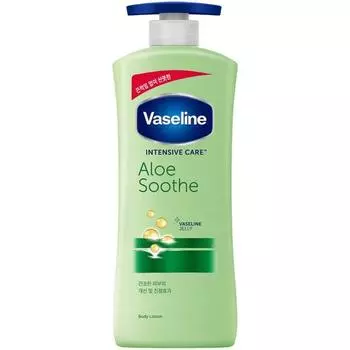Вазелин Интенсивный уход Алоэ успокаивающий лосьон, 400мл, 1 шт, Корейский шампунь для домашних животных