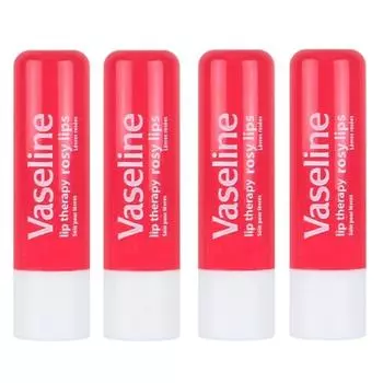 Вазелиновый карандаш для губ 4,8 г, 03. Роза, 4,8 г, 4 шт.