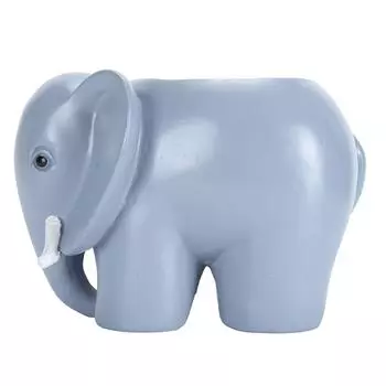 Вазон для суккулентов в виде слона, креативный декоративный горшок со слоном из смолы, тонкое мастерство для патио