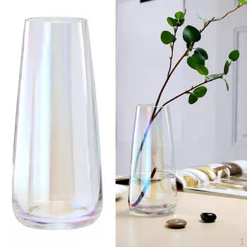 Вазы Цветочная композиция Держатель контейнера Кухонные центральные элементы Декоративная ваза с бутонами Smoky gray H 22cm