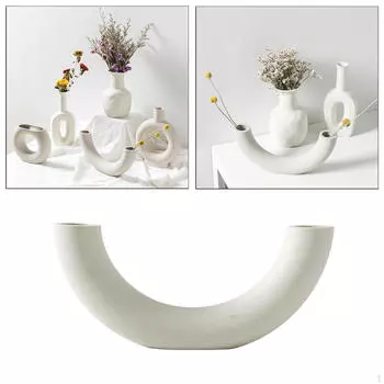 Вазы, Декоративная ваза для цветов в стиле скандинавского минимализма для украшения интерьера кухни, офиса, гостиной Style B