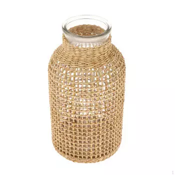 Вазы из веревочного стекла, цветочные вазы с дизайном и различными уникальными формами для украшения дома Triangle L