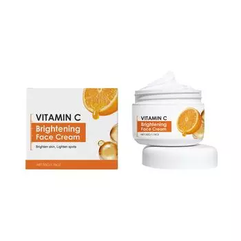 VC Brightening Face CreamАнтивозрастной кремПитательный и укрепляющийМощный антиоксидантПодавляет выработку меланинаУлучшает барьерную функцию кожи50 г One Size