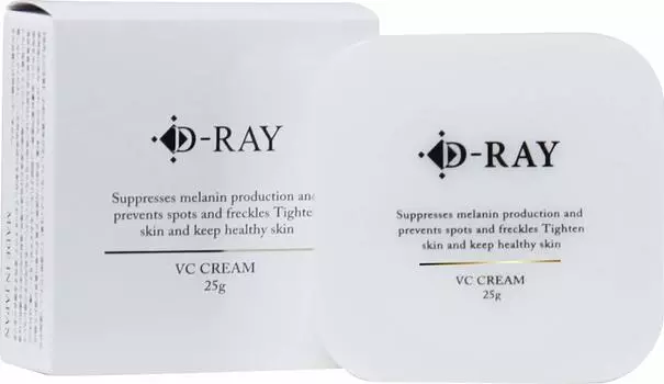 VC Cream M Moisturizing Cream Face Cream Sensitive Skin Organic Botanical Aging Care Stain Ceramide Aging Care Pore Skin Care Dead Skin D-RAY (25g)