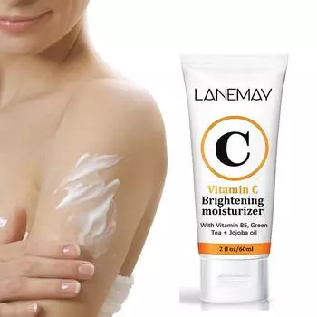 VC Whitening Body Milk, Витаминный крем для тела, Увлажняющий, отбеливающий кожу, Увлажняющий и нежирный 60g