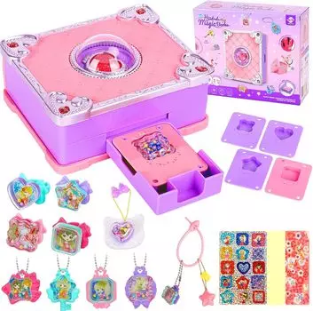 VCYCTO Набор для самостоятельной работы для начальной школы Набор для самостоятельной работы для детского сада 12 лет Руководство по изготовлению для детей, девочек, розовый