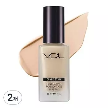 VDL Cover Stain Perfecting Foundation 30ml, V03, 2 pcs.