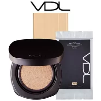 VDL EXPERT PERFECT FIT CUSHION 15 г + Сменный блок 15 г SPF 35+/PA++ #2. A02