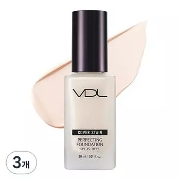 VDL Тональный крем Cover Stain Perfecting Foundation 30 мл, A00, 3 шт.