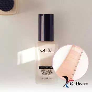 VDL Тональный крем для совершенствования покрытия Cover Stain 30 мл (SPF35, ПА++) A00
