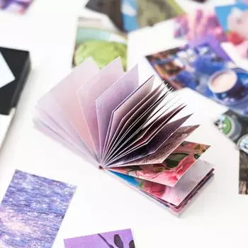 Вдохновленные детские бумажные наклейки для фона - красочный набор для самостоятельного украшения с темой четырех времен года - большая емкость Dream