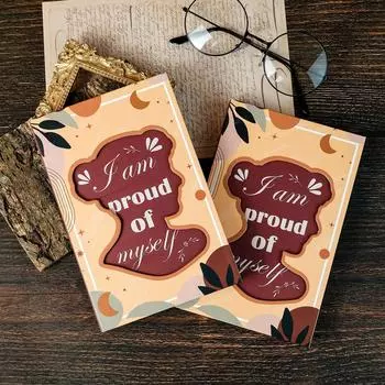 Вдохновляющая обложка портативный блокнот для записи повседневной жизни книга для студентов блокнот для самостоятельного изготовления книги