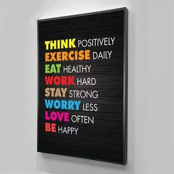 Вдохновляющие английские цитаты, плакат, вдохновляющий текст, современная офисная картина маслом, настенное художественное украшение для дома, картина 21cm30cm NoFrame