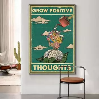 Вдохновляющие цитаты, плакаты, рост, позитивное мышление, искусство, живопись маслом 21cm30cm NoFrame
