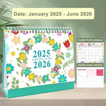 Вдохновляющий настольный календарь 2025 года, мотивирующий офисный декор, позитивная цитата, креатив A