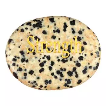 Вдохновляющий Палмстоун Гравированный Кристалл Агат Камень для Беспокойства для Снятия Тревоги Памятный Сувенир Дружбы Натуральные Карманные Подарки для Осознанности