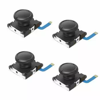 Veanic Replacement Joystick Drift Fix Analog Thumbstick for Nintendo Switch Lite Pack of 4 Joy-Con Switch/Switch OLED/Nintendo Joy-Con Controller,