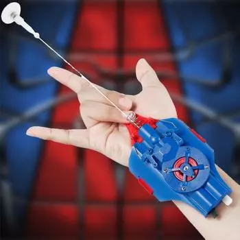 Веб-игрушка на запястье, веревка, USB-зарядное устройство, автоматическое съемное устройство, которое на самом деле является ролевой игрой, настоящие веб-шутеры, отличный подарок One Size синий