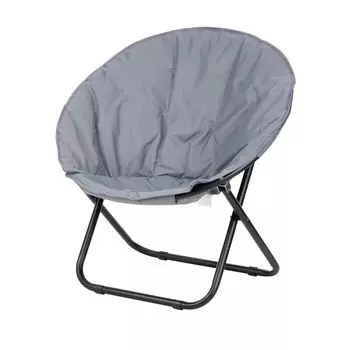 VECELO Outdoor Moon Camping Складной кемпинговый открытый балкон-бабочка полностью раскладывается в удобное для загрузки кресло Cherry Blossom Relaxing Gray,