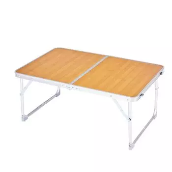 VECELO Outdoor Table Folding Table Width 60 x Depth 40 x Height 26 cm Lightweight Portable Folding Compact Low Table Camping Table for Camping Easy