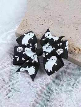 Вечеринка на Хэллоуин Забавная заколка для волос в виде тыквы-паука, мультяшная заколка для волос в виде черного кота и маленького привидения, заколка для волос для девочки, счастливый Хэллоуин, нарядная заколка для волос