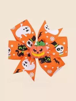 Вечеринка на Хэллоуин Забавный Заколка для волос Паук Тыква Мультяшный Черный Кот Череп Аксессуары для волос для Девочек Счастливый День Хэллоуина Наряд