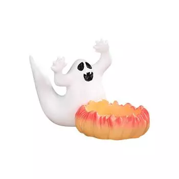 Вечеринка у костра, Ночник костра, Ночник на Хэллоуин, Милая и уютная статуэтка, Хэллоуинские украшения для дома, каминной полки или стола One Size