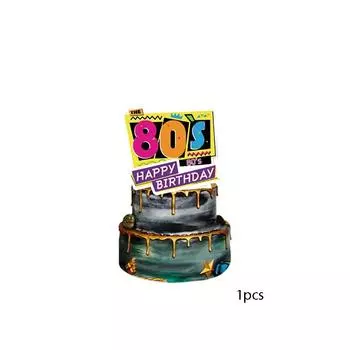 Вечеринка Винтажные Принадлежности Стиль 80-х 90-х Тема Дни Рождения Декоративный Набор Посуда Large Power Strip