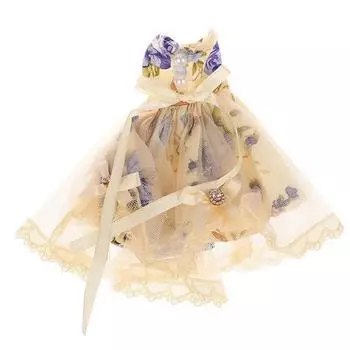 Вечернее платье 30 см Кукла Принцесса Юбка Элегантная 1/6 BJD Куклы Одежда Подарок для девочки белый