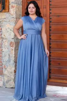 Вечернее платье с блестками больших размеров