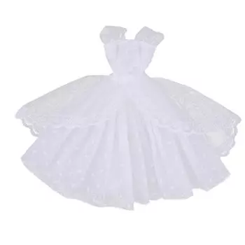 Вечернее платье свадебное платье юбка-пузырь для 1/6 Fashion Girl Dolls