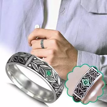 Вечерние мужские кольца, креативное индивидуальное кольцо унисекс, обручальное кольцо с антикварным покрытием, размер 6-10, мужские ювелирные изделия 8