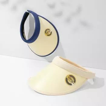 Вечерний летний солнцезащитный козырек солнцезащитная шляпа для детей на открытом воздухе для верховой езды пустой цилиндр УФ-защитная шляпа от солнца 48-58.cm.