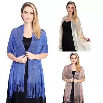 Вечерний шарф, танцевальная шаль, плоская золотая и серебряная шелковая женская модная шаль 50*200cm красный